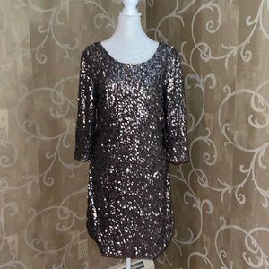 LC Lauren Conrad sequins dress. Size S